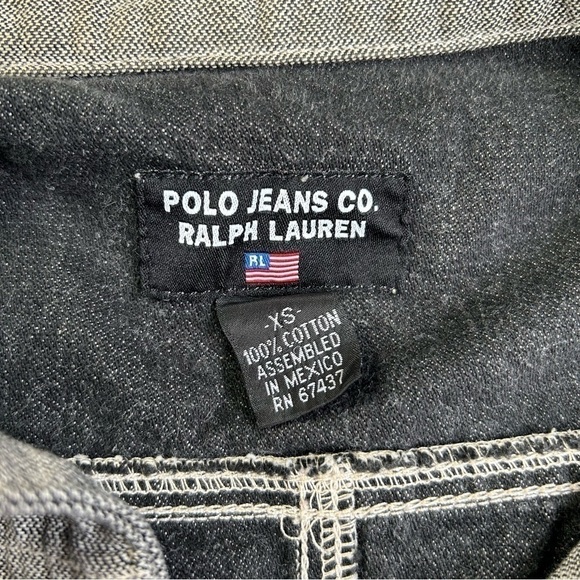 Polo Jeans Co. Jacket Womens Extra Small Ralph Lauren Jacket Cropped 3/4 Length - Picture 3 of 4